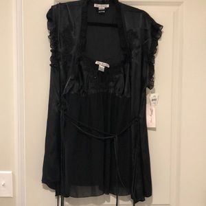 NWT Linea Donatella Babydoll and Robe set